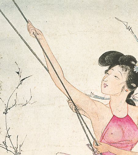 灵台县-胡也佛的仕女画和最知名的金瓶梅秘戏图